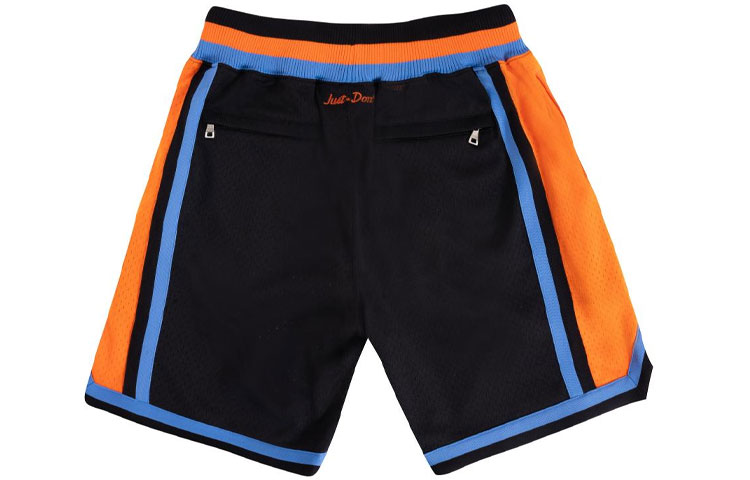 Lookbook Mitchell Ness x JUST DON 97-98 Utah Jazz Retro NBA Shorts Orange Black Unisex SHORMO20276-ASGBLCK97