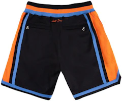 Lookbook Mitchell Ness x JUST DON 97-98 Utah Jazz Retro NBA Shorts Orange Black Unisex SHORMO20276-ASGBLCK97