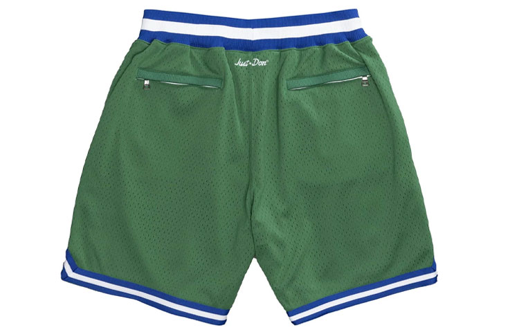 Lookbook ミッチェル＆ネス x ジャストドン ダラスマーベリックス レトロロゴ バスケショーツ グリーン SHORDL20007-DMAKYGN81