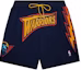 Buy Mitchell & Ness x Just Don Golden State Warriors Celana Pendek Navy Bordir. PFSW7546-GSWYYPPPNYYW