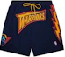 Order Mitchell & Ness x Just Don Golden State Warriors Celana Pendek Navy Bordir. PFSW7546-GSWYYPPPNYYW