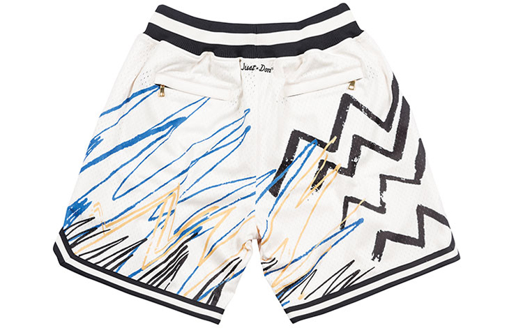 Lookbook Mitchell & Ness x Just Don Golden State Warriors Celana Basket Retro Pria SHORPTOW-GSWNG180523