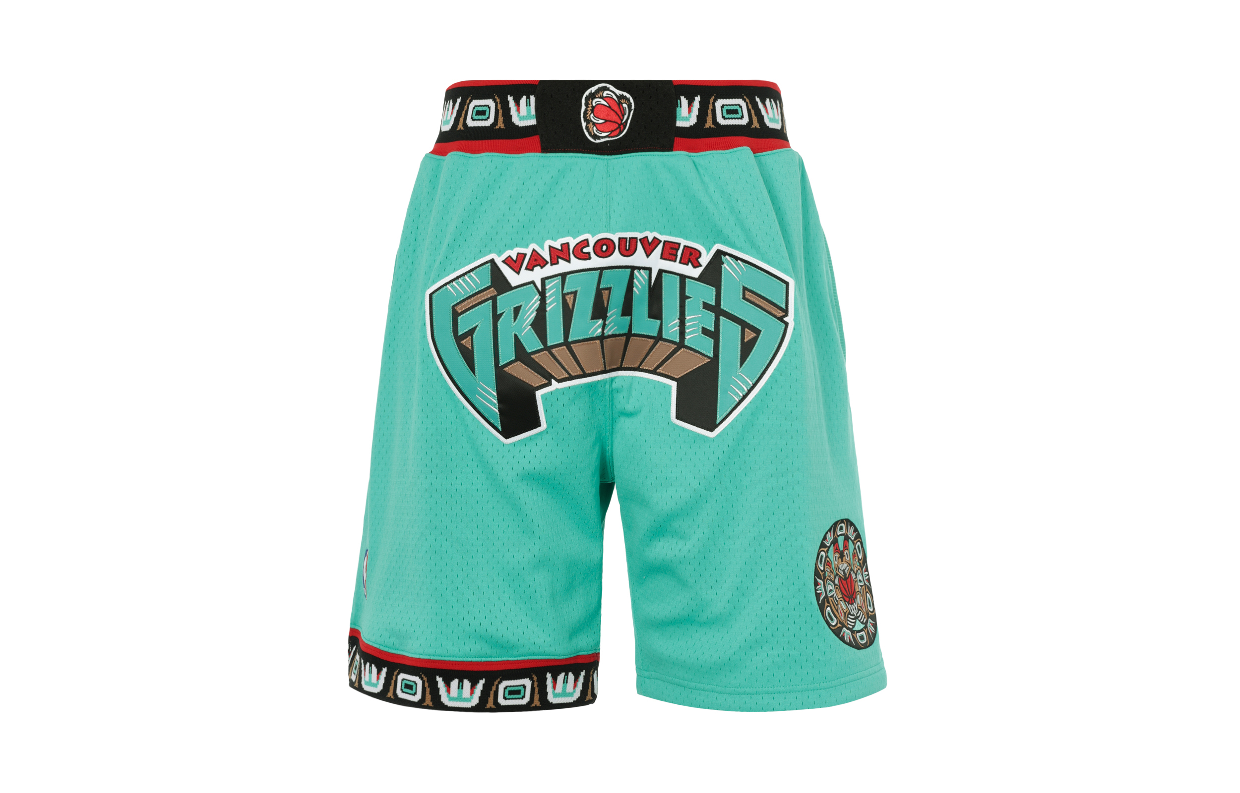 Mitchell Ness Mitchell & Ness x Just Don Grizzlies Retro Mid-Rise Basketball Shorts Men. SHORDL20019-VGRTEAL95
