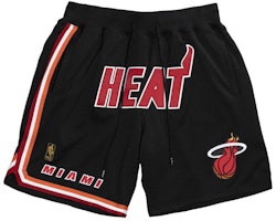 Mitchell Ness Mitchell & Ness x Just Don Miami Heat 96-97 Logo Basketball Shorts Black Unisex SHORDL20006-MHEBLCK96 Mitchell Ness Mitchell & Ness x Just Don Miami Heat 96-97 Logo Basketball Shorts Black Unisex SHORDL20006-MHEBLCK96