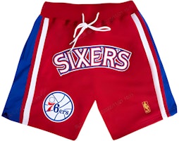 Mitchell Ness Mitchell & Ness x Just Don NBA 96-97 76ers Vintage Logo Basketball Shorts Red Unisex SHORMO20277-P76RDRY96 Mitchell Ness Mitchell & Ness x Just Don NBA 96-97 76ers Vintage Logo Basketball Shorts Red Unisex SHORMO20277-P76RDRY96