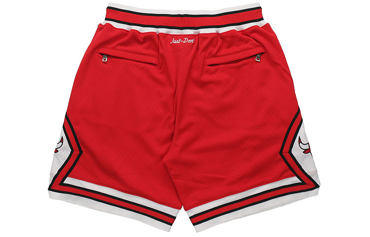 Lookbook ミッチェル＆ネス x ジャストドン NBA 97-98 シカゴブルズ レトロロゴ ショーツ ユニセックス. SHORNG18322-CBURED1397