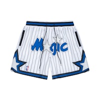 Mitchell Ness Mitchell & Ness x Just Don NBA Orlando Magic Retro Loose Fit Basketball Shorts White. PFSW6977-OMAYYPPPWHBL Mitchell Ness Mitchell & Ness x Just Don NBA Orlando Magic Retro Loose Fit Basketball Shorts White. PFSW6977-OMAYYPPPWHBL