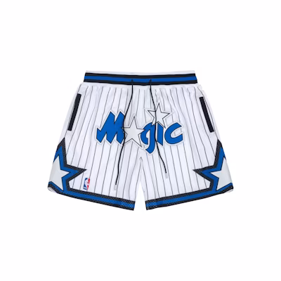 Mitchell Ness Mitchell & Ness Just Don NBA Orlando Magic Retro Loose Fit Basketball Shorts White. PFSW6977-OMAYYPPPWHBL