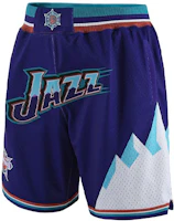 Order Mitchell & Ness x Just Don Celana Pendek Basket NBA Retro Jazz Unisex Biru. SHORDL20020-UJAPURP96