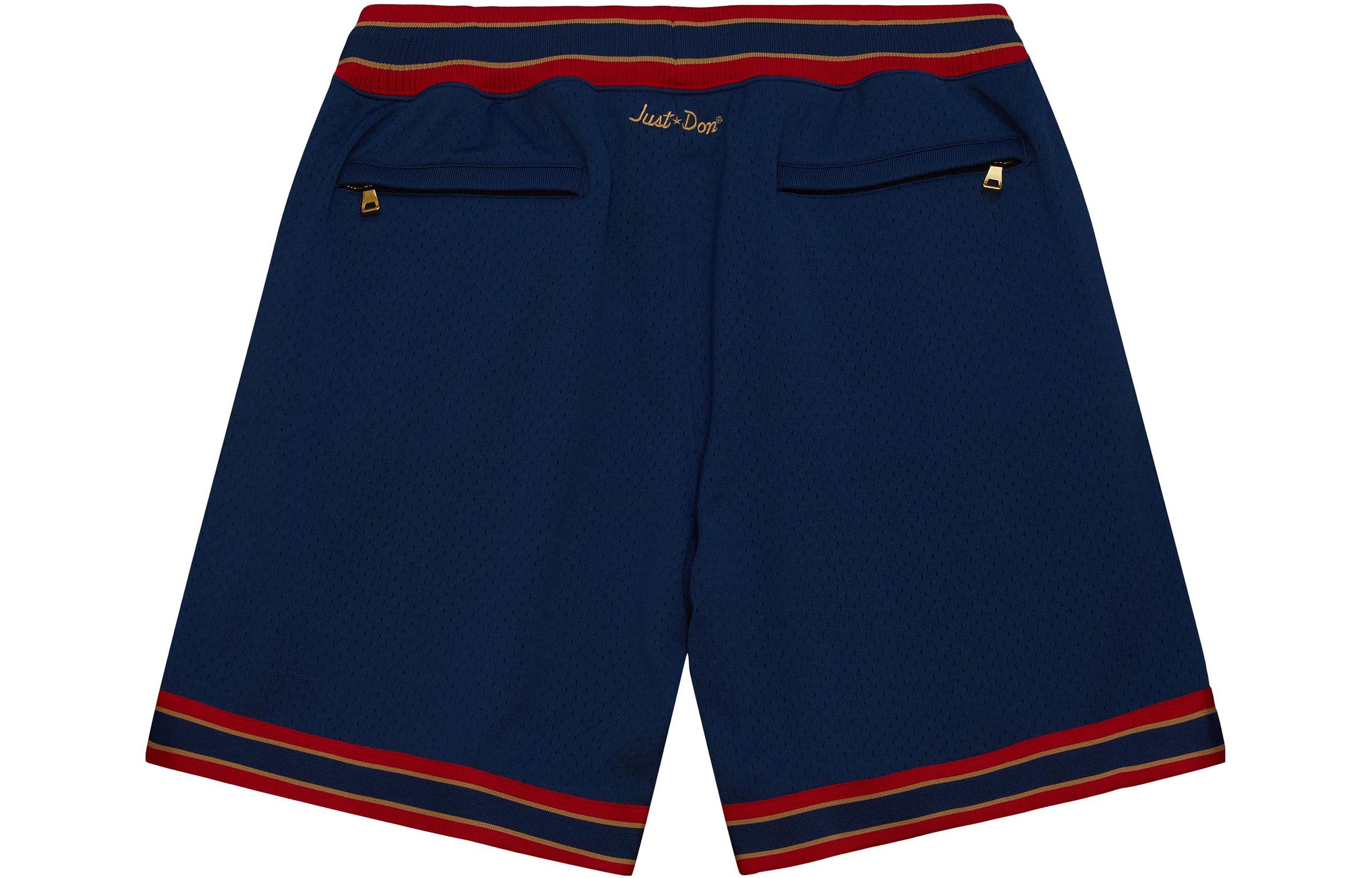 Lookbook ミッチェル＆ネス x ジャストドン ナゲッツ 1993-94 レトロロゴ ネイビー ショーツ. SHORMO22021-DNUNAVY93