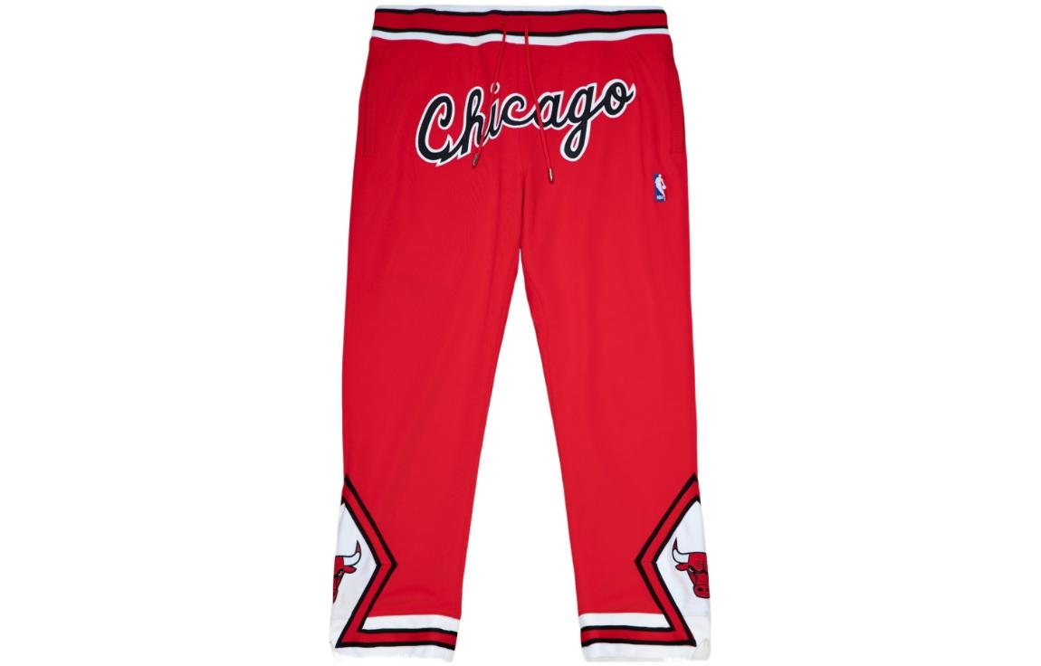 Order Mitchell Ness x Just Don SS22 Seluar Chicago Bulls Retro Basketball Merah. WUPTMO21290-CBURED1