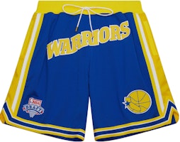 Mitchell Ness Mitchell & Ness x Just Don SS23 Warriors 1993-94 Retro Loose Logo Shorts Blue. SHORMO22020-GSWRYYW93 Mitchell Ness Mitchell & Ness x Just Don SS23 Warriors 1993-94 Retro Loose Logo Shorts Blue. SHORMO22020-GSWRYYW93