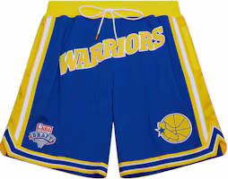 Order Mitchell & Ness x Just Don SS23 Warriors 1993-94 Retro Logo Shorts Biru. SHORMO22020-GSWRYYW93