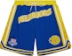Order Mitchell Ness Mitchell & Ness x Just Don SS23 Warriors 1993-94 Retro Loose Logo Shorts Blue. SHORMO22020-GSWRYYW93