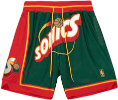 Order Celana Pendek Basket Mitchell & Ness x Just Don Supersonics Hijau. SHORMO21344-SSUDKGN