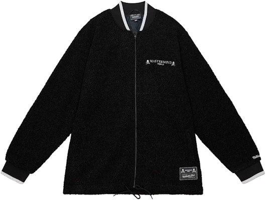 Mitchell Ness Mitchell & Ness x mastermind JAPAN Logo Print Zip-Up Thick Baseball Jacket Unisex. OJBF5238-CLBYYPPPBLCK Buy Mitchell Ness Mitchell & Ness x mastermind JAPAN Logo Print Zip-Up Thick Baseball Jacket Unisex. OJBF5238-CLBYYPPPBLCK