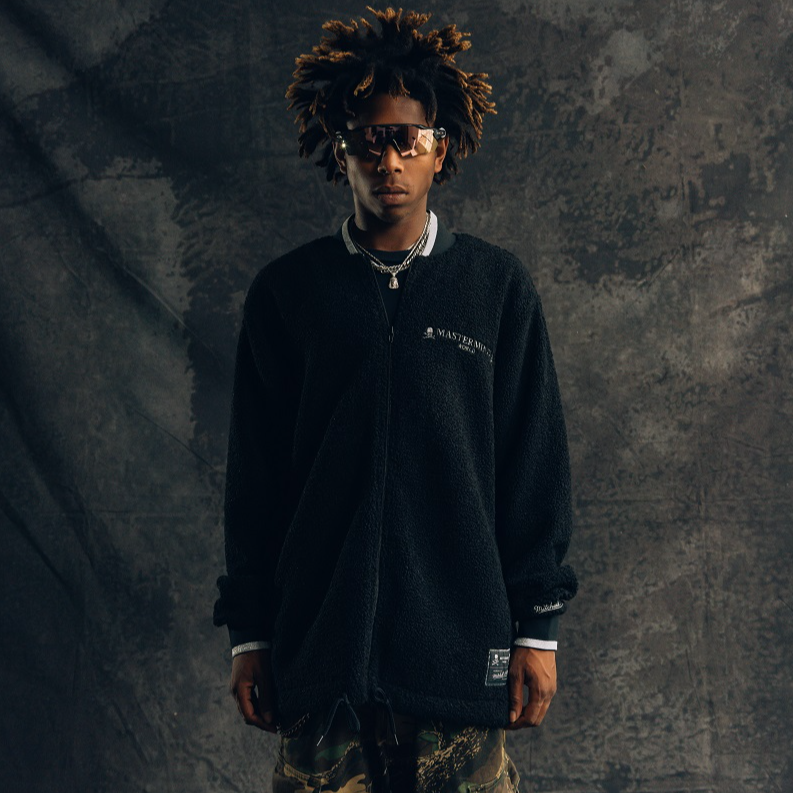Purchase ミッチェル＆ネス x mastermind JAPAN ロゴ ジップアップ 厚手 ベースボールジャケット 男女兼用 OJBF5238-CLBYYPPPBLCK