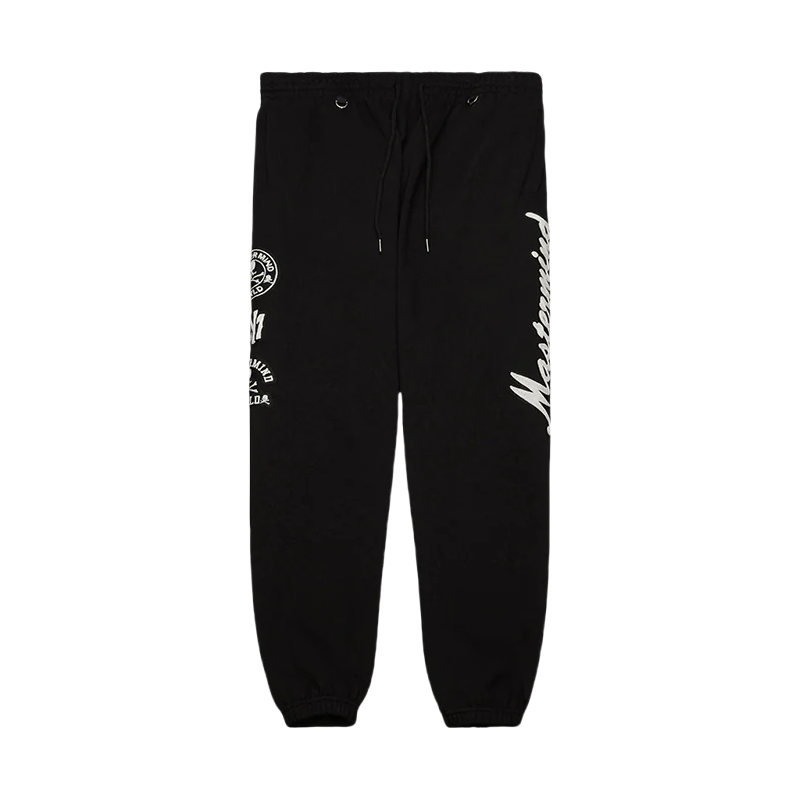 Mitchell Ness Mitchell & Ness x mastermind JAPAN Skull Logo Knit Jogger Pants Unisex PSHR7533-CLBYYPPPBLCK