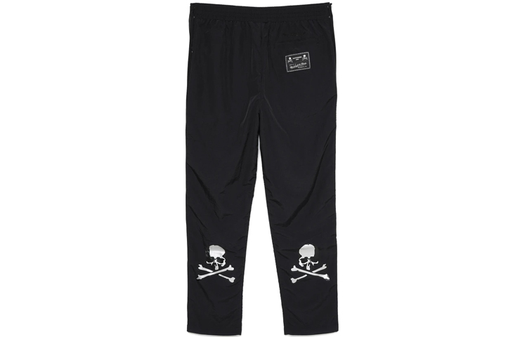 Order Mitchell & Ness x mastermind JAPAN 骷髅印花纽扣运动裤 黑色. TRPTMM20095-MNNBLCK