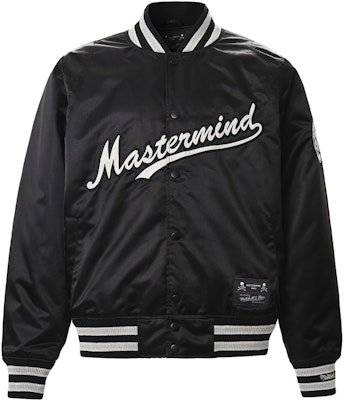 Mitchell Ness Mitchell & Ness x Mastermind Logo Black Baseball Jacket Unisex SJKT5240-CLBYYPPPBLCK Buy Mitchell Ness Mitchell & Ness x Mastermind Logo Black Baseball Jacket Unisex SJKT5240-CLBYYPPPBLCK