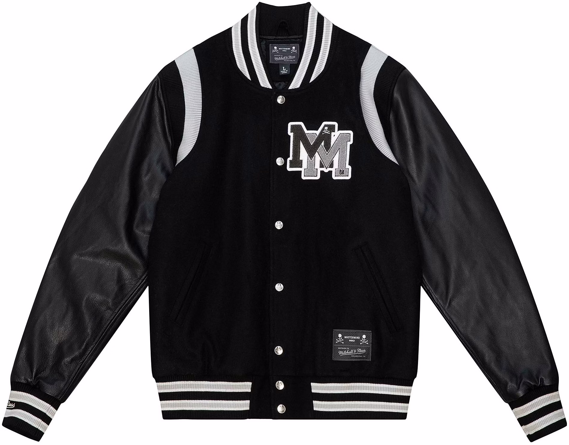 mitchell-ness-mitchell-and-ness-x-mastermind-logo-embroidery-baseball-jacket-unisex-black-ojbf-5239-clbyypppblck