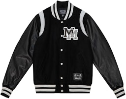 Mitchell Ness Mitchell & Ness x Mastermind Logo Embroidery Baseball Jacket Unisex Black. OJBF5239-CLBYYPPPBLCK Mitchell Ness Mitchell & Ness x Mastermind Logo Embroidery Baseball Jacket Unisex Black. OJBF5239-CLBYYPPPBLCK