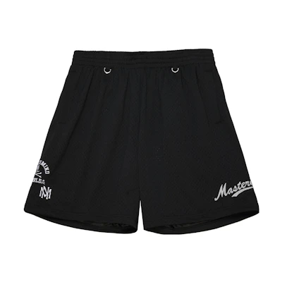 Mitchell Ness Mitchell & Ness Mastermind Mesh Skull Logo Drawstring Shorts Black Unisex PSWP7529-CLBYYPPPBLCK