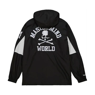 Mitchell Ness Mitchell & Ness Mastermind Skull Logo Hoodie Jacket Unisex Black. OJZP7531-CLBYYPPPBLCK