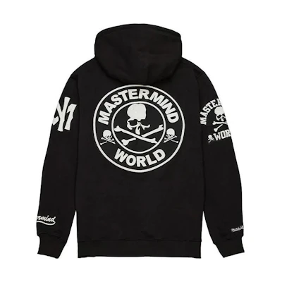 Mitchell Ness Mitchell & Ness MASTERMIND WORLD Skull Logo Hoodie Unisex Black. OJPO7532-CLBYYPPPBLCK