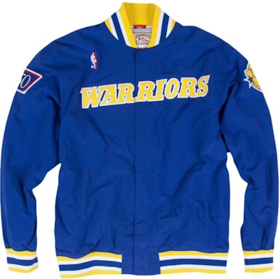 Mitchell Ness Mitchell & Ness x NBA Authentic Retro Baseball Jacket Warm Varsity Style AWJKGS18057-GSWROYA96 Buy Mitchell Ness Mitchell & Ness x NBA Authentic Retro Baseball Jacket Warm Varsity Style AWJKGS18057-GSWROYA96