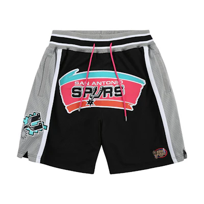 Mitchell Ness Mitchell & Ness NBA Retro 98-99 Spurs Basketball Shorts Unisex Grey. SHORDL20018-SASBKGY98