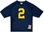Buy 米切尔内斯 x NCAA 密歇根金刚狼 Woodson 97-98复古海军蓝男士T恤 LGJY4472-UMI97CWONAVY