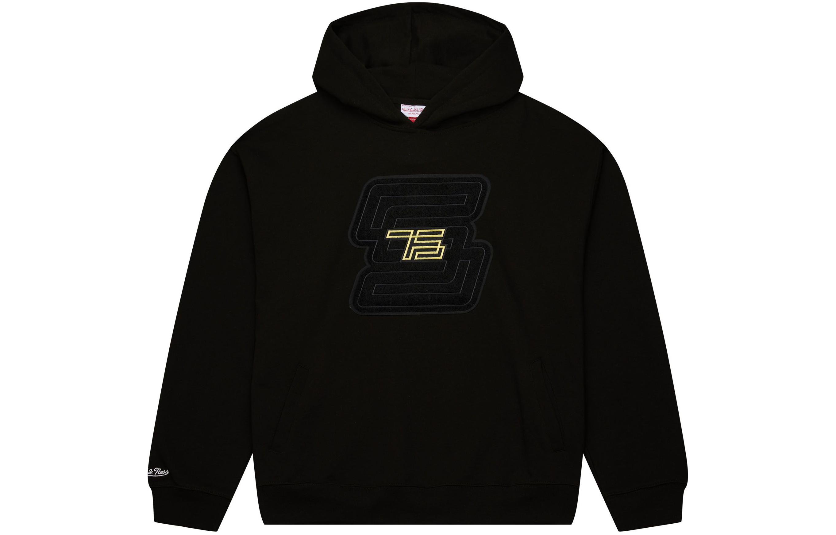 Mitchell Ness Mitchell & Ness Sherwood Hockey SS24 Logo Print Hoodie Unisex - Grey 275FOMSPRSTRSWD