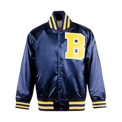 Mitchell Ness Mitchell & Ness Will Smith Retro Striped Letter Jacket Navy - . SJKT4808-MNNYYPPPNAVY