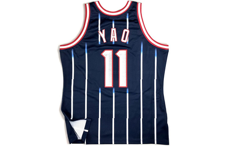 Mitchell Ness Mitchell & Ness Yao Ming #11 Houston Rockets Retro Jersey Deep Blue  Tank Top AJY4GS18087-HRONAVY02YMI 圖 3