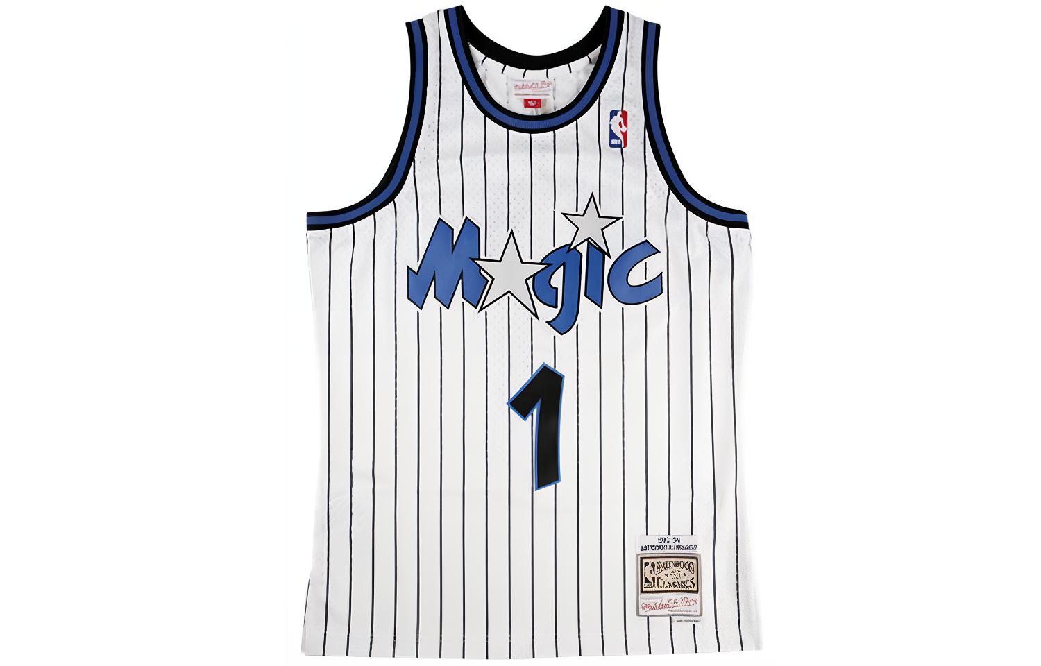 Mitchell Ness NBA 1993-94 Orlando Magic Penny Hardaway Jersey White Unisex SMJYAC18096-OMAWHIT93AHA