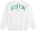 Lookbook Mitchell Ness NBA 凯尔特人男女同款白色休闲羊毛圆领卫衣 MNJYFWHD230920012