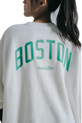 Mitchell Ness NBA 凯尔特人男女同款白色休闲羊毛圆领卫衣 MNJYFWHD230920012 Details for Mitchell Ness NBA 凯尔特人男女同款白色休闲羊毛圆领卫衣 MNJYFWHD230920012