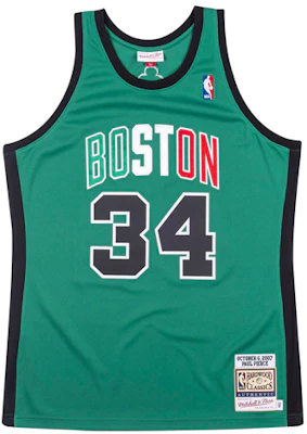 Mitchell & Ness 保羅皮爾斯波士頓塞爾提克 #34 球衣 - 綠色款 JY4AC19097-BCEKYGN07PPI Order Mitchell & Ness 保羅皮爾斯波士頓塞爾提克 #34 球衣 - 綠色款 JY4AC19097-BCEKYGN07PPI