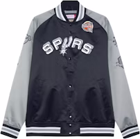 Mitchell Ness Spurs Tony Parker #9 Satin Bomber Jacket Unisex Black OJBF6860-SASYYTPABKGY Mitchell Ness Spurs Tony Parker #9 Satin Bomber Jacket Unisex Black OJBF6860-SASYYTPABKGY