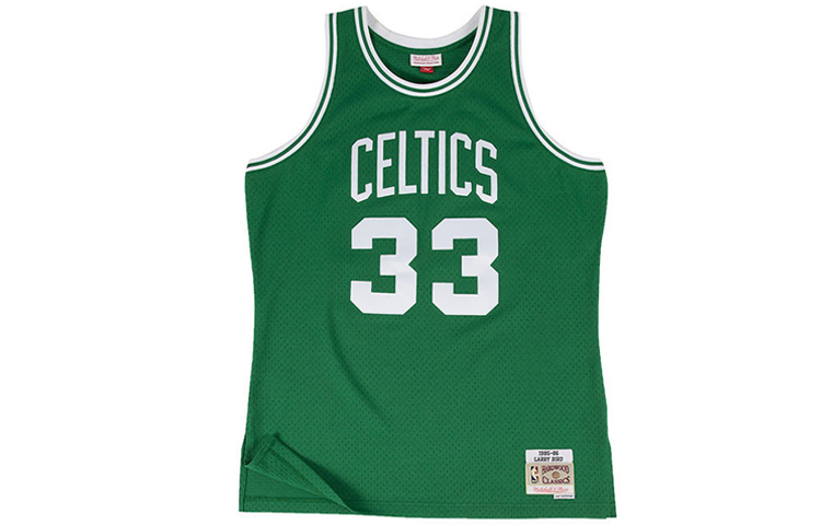 Mitchell Ness x NBA 1985 Celtics Larry Bird #33 Swingman Jersey Green SMJYGS18142-BCEKYGN85LBI