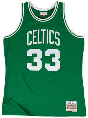 Mitchell & Ness x NBA 1985 凯尔特人 Larry Bird #33 复古球衣 绿色 SMJYGS18142-BCEKYGN85LBI Buy Mitchell & Ness x NBA 1985 凯尔特人 Larry Bird #33 复古球衣 绿色 SMJYGS18142-BCEKYGN85LBI