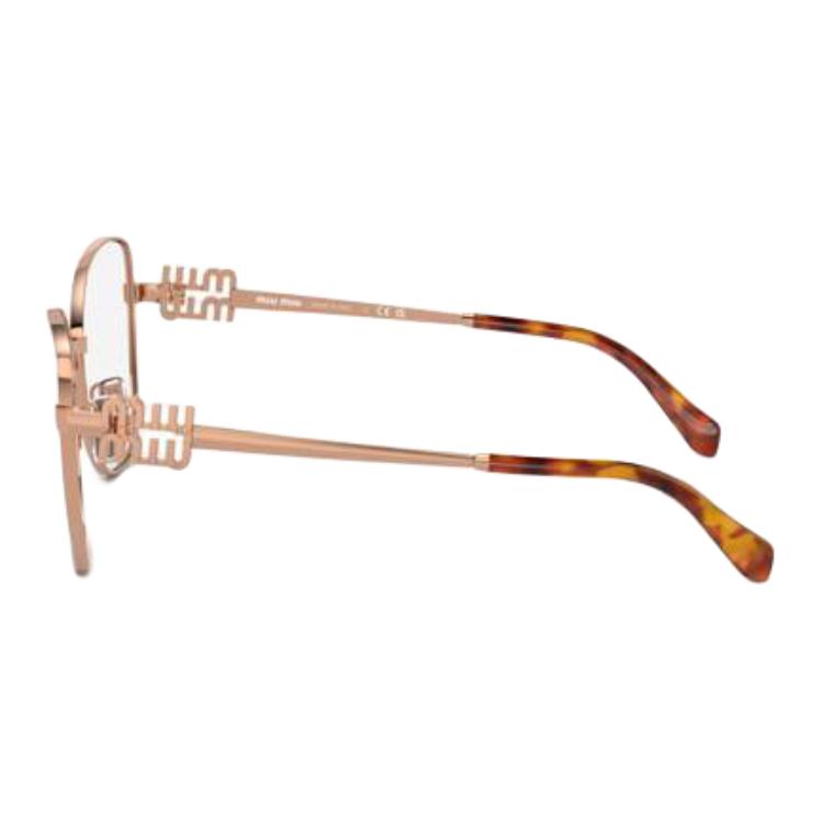 MIU MIU  Gold Metal Butterfly Optical Glasses with Logo Temples. MU50XVZVF1O1 圖 4