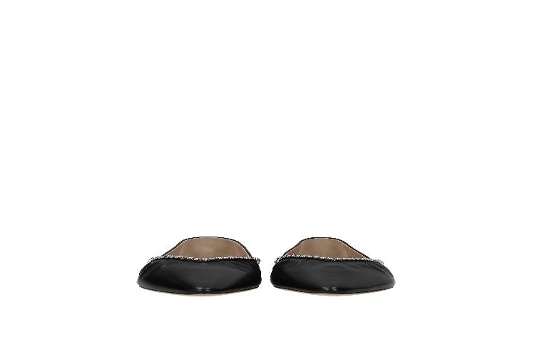 MIU MIU Ballet Flats 'Black Leather'
