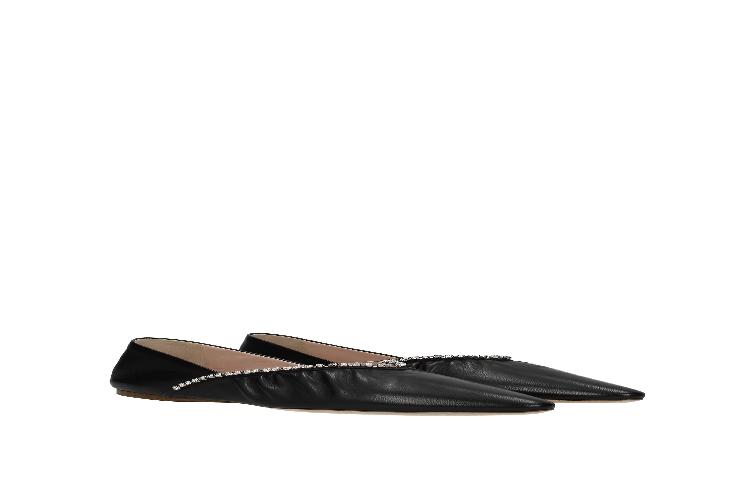 MIU MIU Ballet Flats 'Black Leather' 圖 6