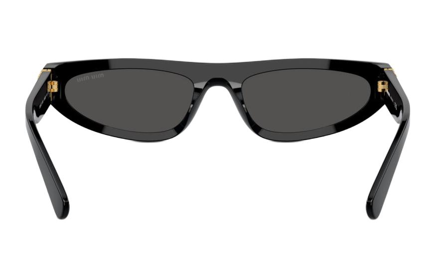 Purchase MIU MIU 男款貓眼黑色醋酸材質太陽眼鏡附品牌標誌 MU07ZS1AB5S0