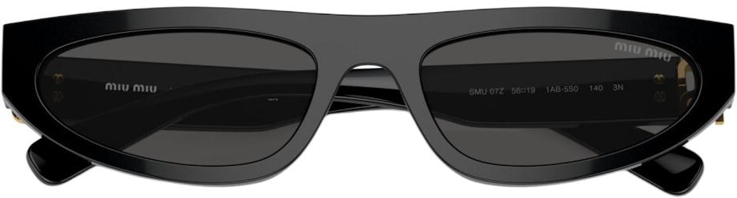 MIU MIU 男款貓眼黑色醋酸材質太陽眼鏡附品牌標誌 MU07ZS1AB5S0 Details for MIU MIU 男款貓眼黑色醋酸材質太陽眼鏡附品牌標誌 MU07ZS1AB5S0