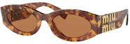 Order Kacamata MIU MIU Cat-Eye Oval Frame Unisex Fashion. SMU11W-E4BW-F02Z1-C-054