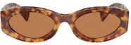 Lookbook Kacamata MIU MIU Cat-Eye Oval Frame Unisex Fashion. SMU11W-E4BW-F02Z1-C-054