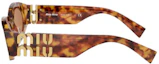Shop Kacamata MIU MIU Cat-Eye Oval Frame Unisex Fashion. SMU11W-E4BW-F02Z1-C-054